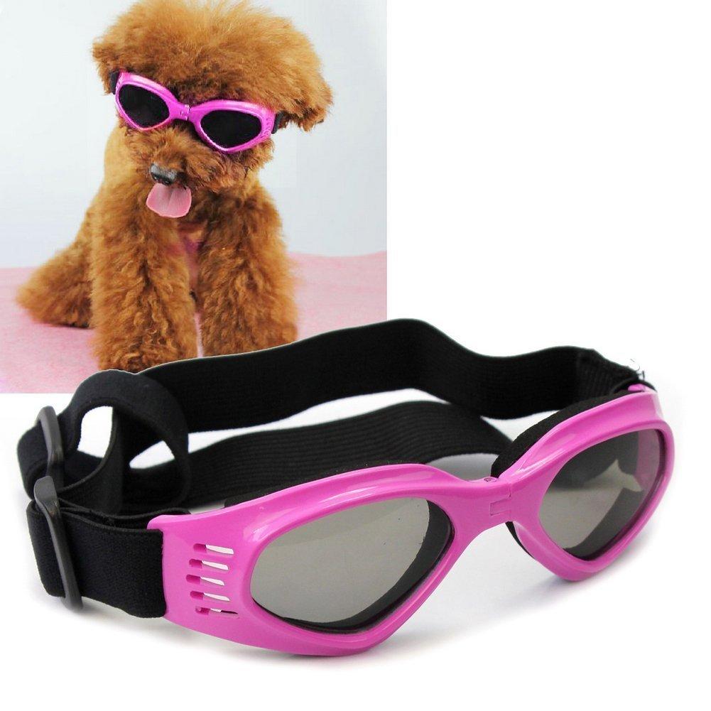 [Australia] - Namsan Stylish and Fun Pet/Dog Puppy UV Goggles Sunglasses Waterproof Protection Sun Glasses for Dog Pink 