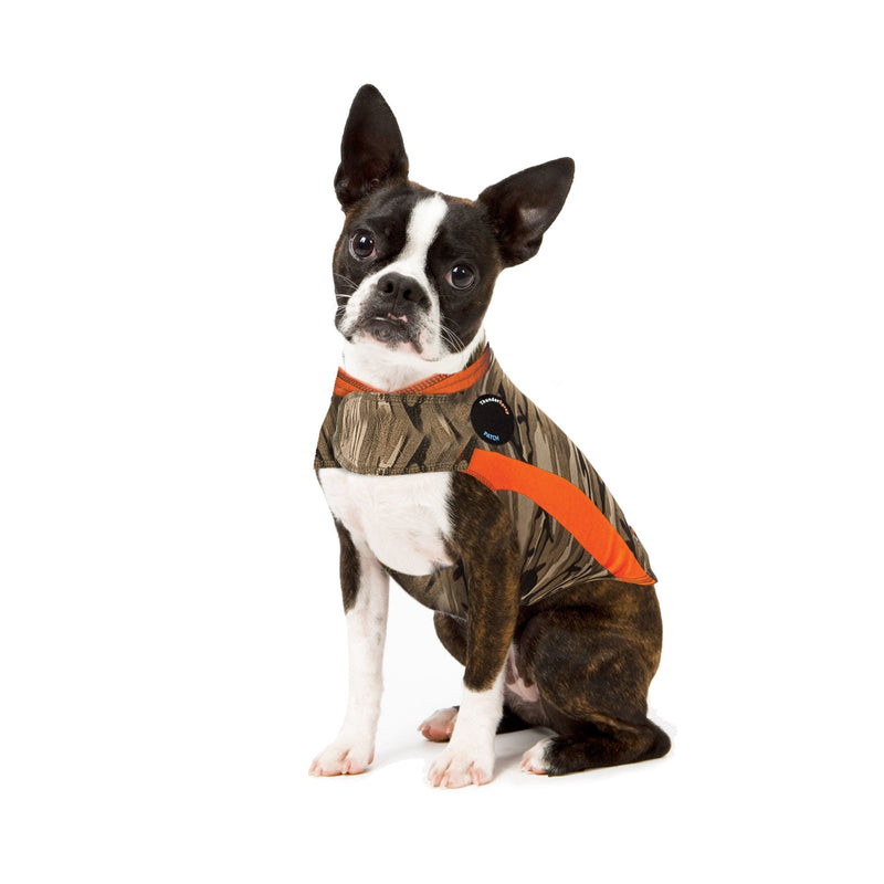 ThunderShirt Polo Dog Anxiety Jacket | Vet Recommended Calming Solution Vest for Fireworks, Thunder, Travel, & Separation XS Camo - PawsPlanet Australia