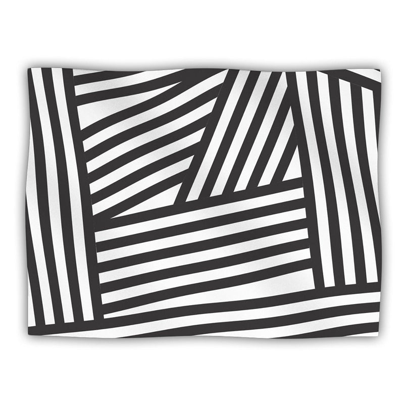 [Australia] - KESS InHouse Louise Machado 'Black Stripes' Dog Blanket, 40 by 30-Inch 