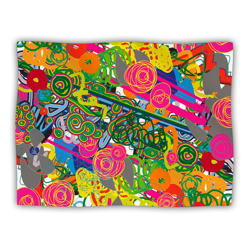 [Australia] - KESS InHouse Frederic Levy-Hadida Psychedelic Garden Dog Blanket, 60 by 50-Inch 