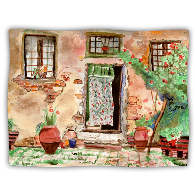 [Australia] - KESS InHouse Theresa Giolzetti Tuscan Door Green Brown Pet Dog Blanket, 40 by 30-Inch 
