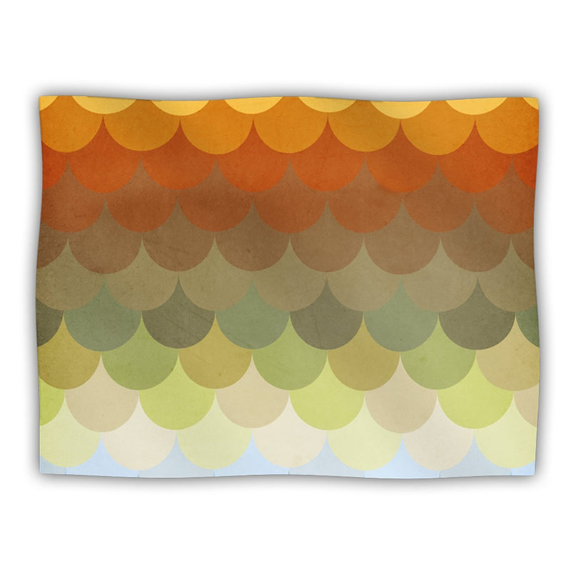 [Australia] - KESS InHouse Danny Ivan Half Circle Waves Color Pet Blanket, 40 by 30-Inch 