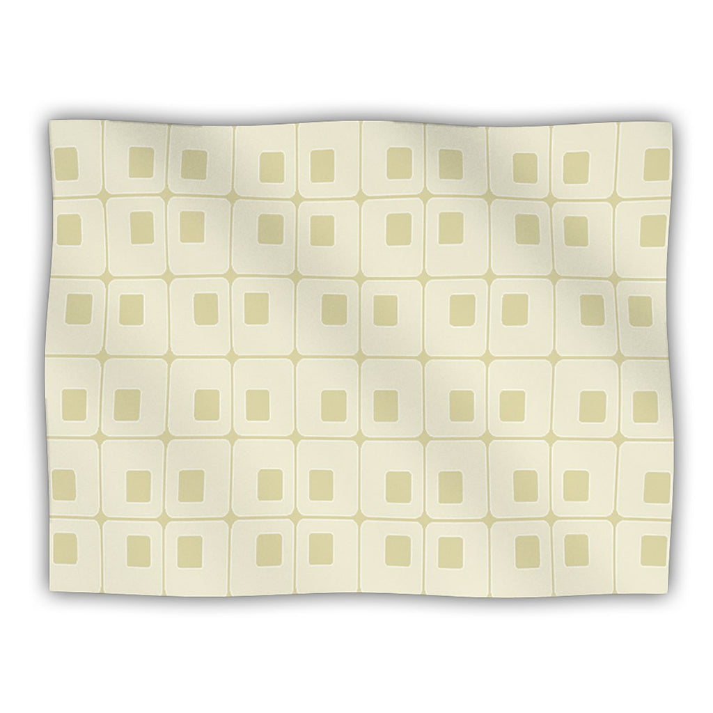 [Australia] - KESS InHouse Fotios Pavlopoulos Squares in Square Tan Shapes Pet Blanket, 40 by 30-Inch 