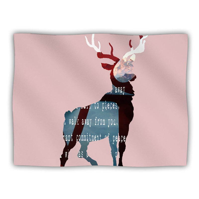 [Australia] - KESS InHouse Suzanne Carter Oh Deer Pet Dog Blanket, 60 by 50-Inch 