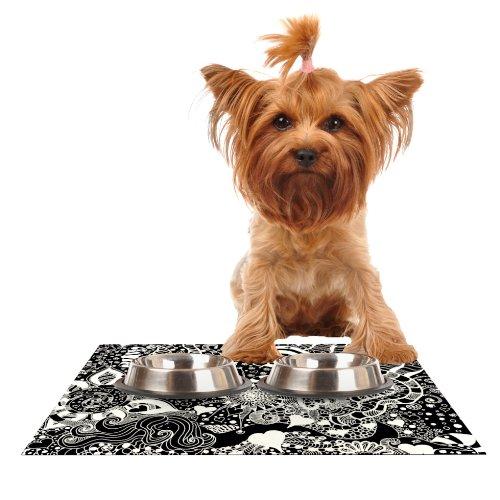 [Australia] - KESS InHouse Monika Strigel Neptunes Garden Feeding Mat for Pet Bowl, 18 by 13-Inch 