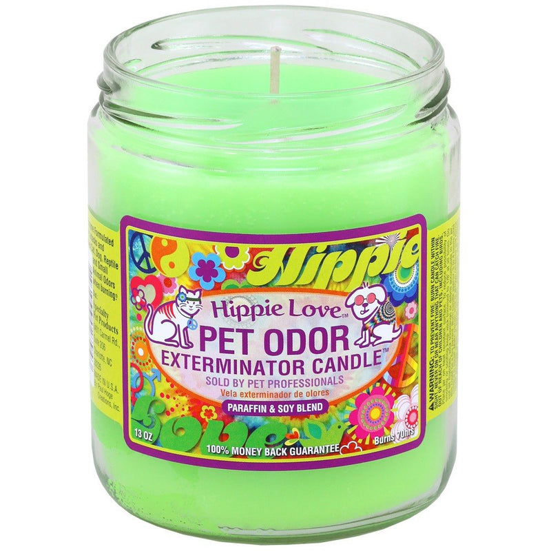 Pet Odor Exterminator Candle Hippie Love - PawsPlanet Australia