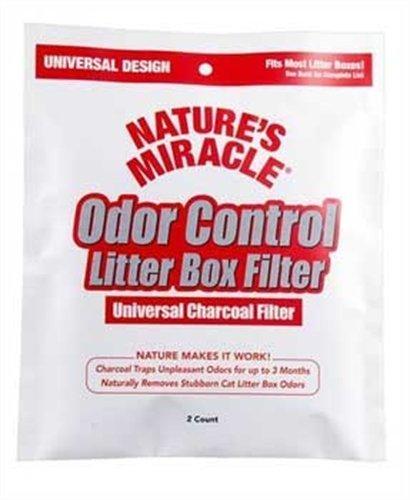 [Australia] - Natures Miracle Odor Control Universal Charcoal Filter, 4-Pack 