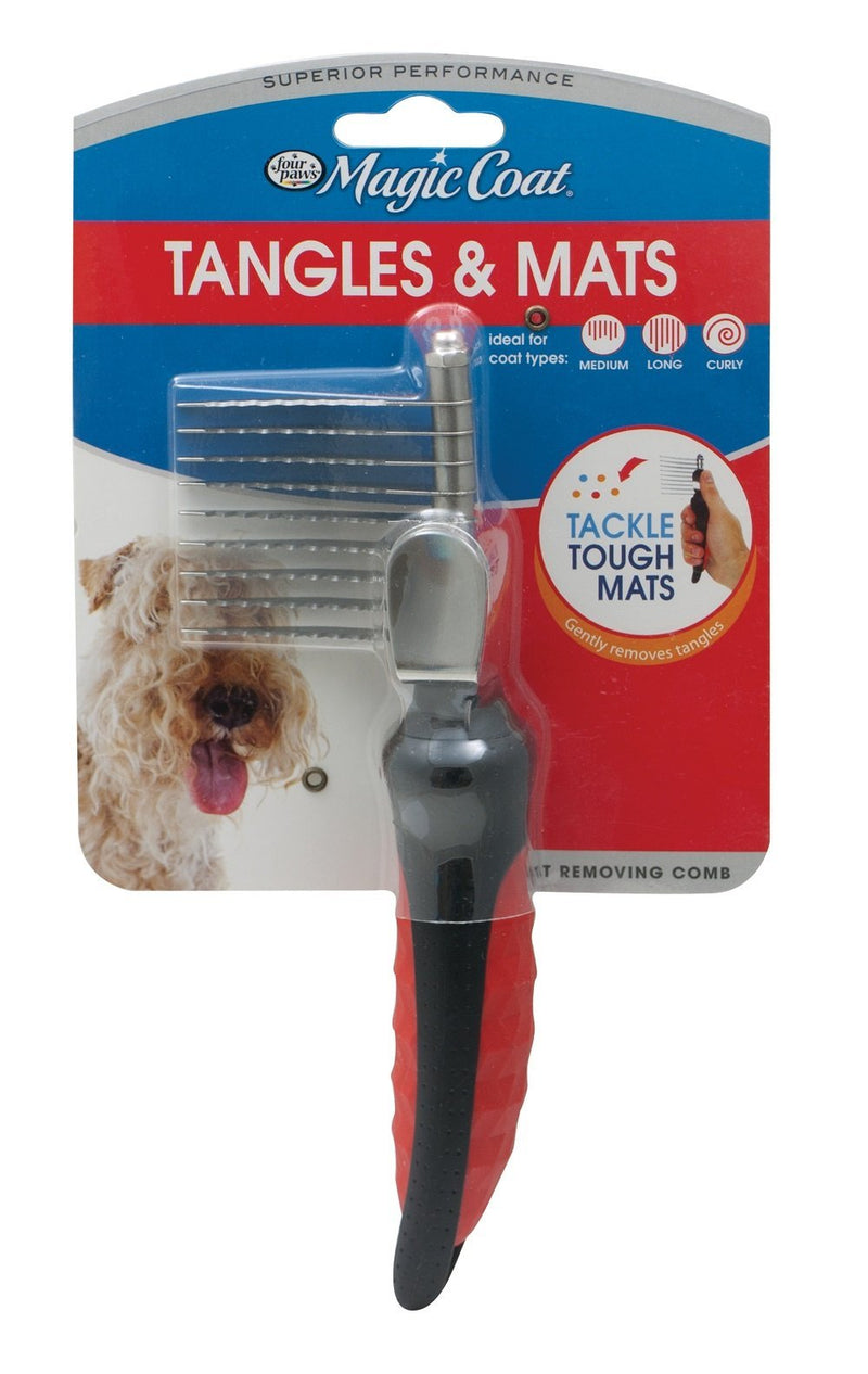 Four Paws Magic Coat Dog Grooming Mat Removing Comb - PawsPlanet Australia