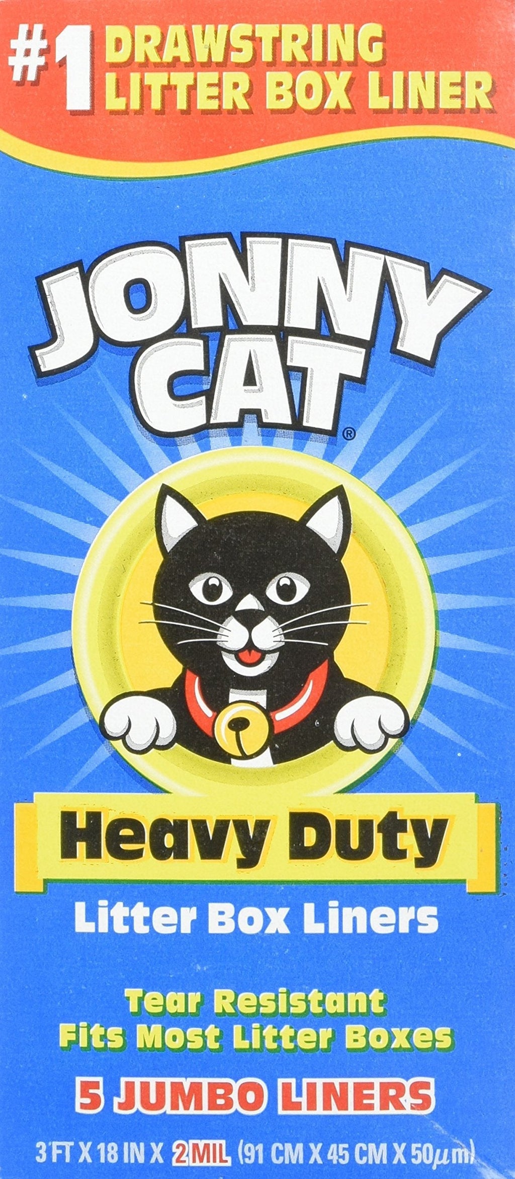 [Australia] - JONNY CAT Cat Litter Box Liners 5 / Box (3 Pack) 