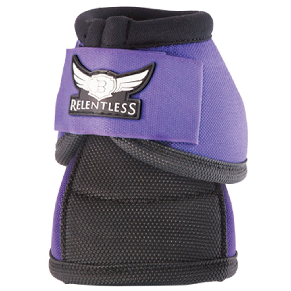 [Australia] - SmartPak Relentless Strikeforce No-Turn Bell Boots Purple Medium 