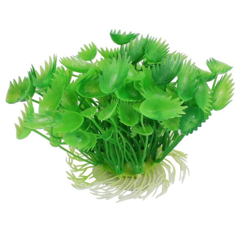 [Australia] - Uxcell Plastic Frog Legs Shape Leaf Plant/Grass Decor, 4.3-Inch, Green 