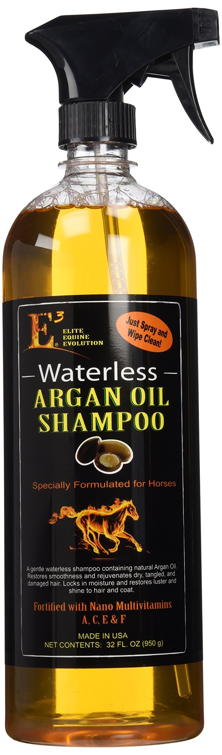 [Australia] - E3 Elite Argan Oil Shampoo for Pets, 32 oz. 