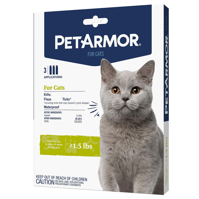 PetArmor Flea and Tick Treatment for Cats Topical 1.5-Pound/0.051 fl oz - PawsPlanet Australia