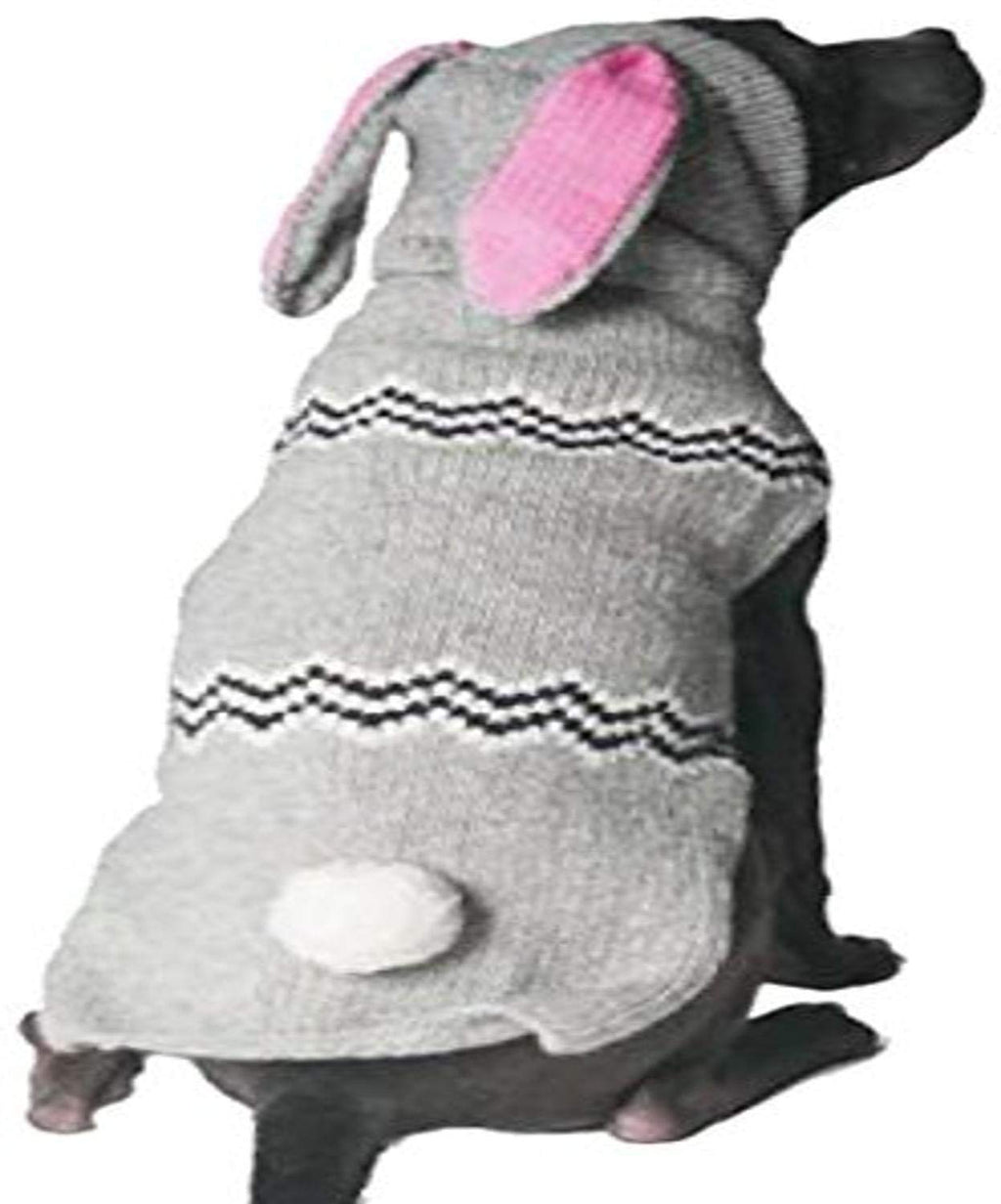 [Australia] - Chilly Dog Bunny Hoodie for Dogs, Medium 