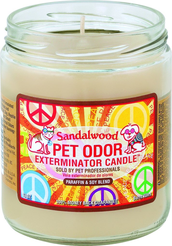 Sandalwood Pet Oder Exterminator Candle„ 13 oz - PawsPlanet Australia