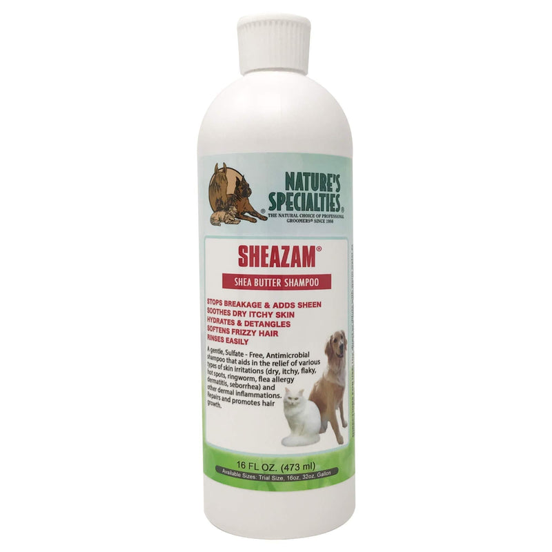 [Australia] - Nature's Specialties Sheazam Shea Butter Shampoo for Dogs Cats, Non-Toxic Biodegradeable, 16oz 16-Ounce 