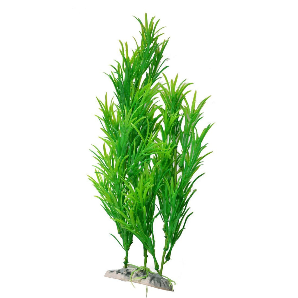 [Australia] - Uxcell Plastic Slender Leaves Plant Decor, 11.8-Inch Long, Green 