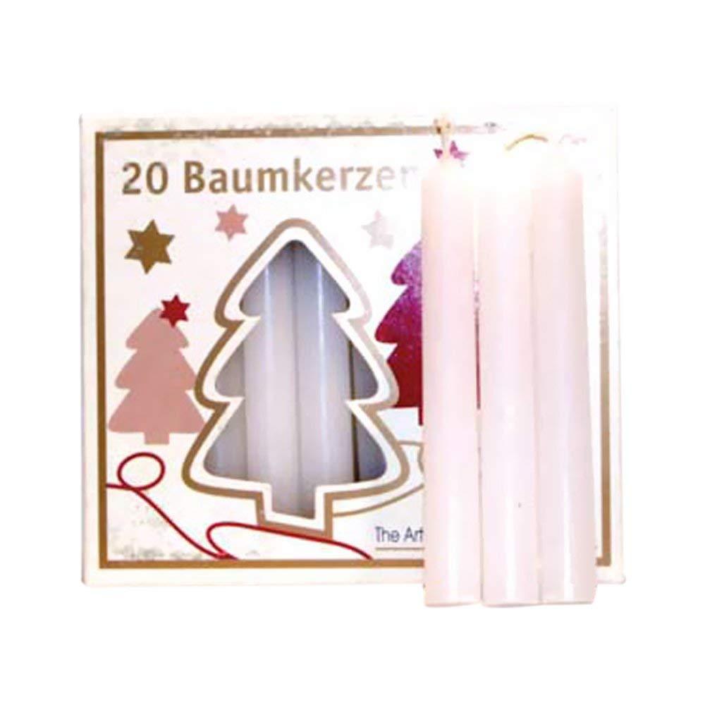 White Chime Candle 20 pack - PawsPlanet Australia