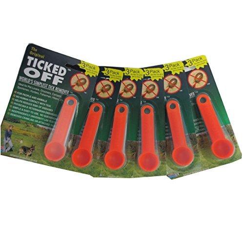 Ginesis The Original Ticked Off Tick Remover 6 Packs of 3 Each with Key Hole Family Colors May Vary. 18 Total removers Included - PawsPlanet Australia