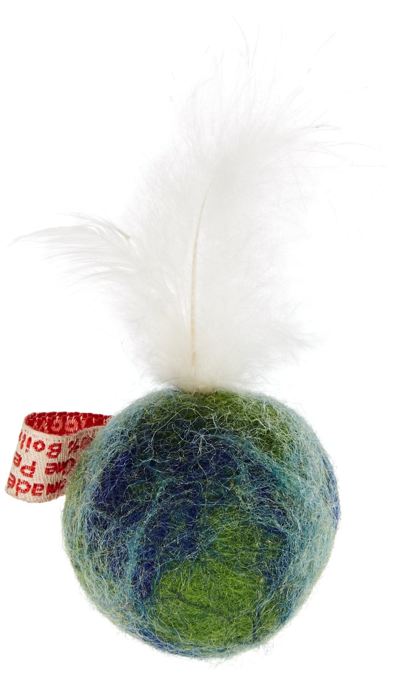 [Australia] - One Pet Planet Wooly Fun Feather Ball 