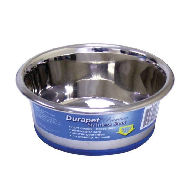[Australia] - DuraPet Stainless Steel Dog Bowl Capacity: 0.75 Pint/ 1.25 Cups (2 Pack) 