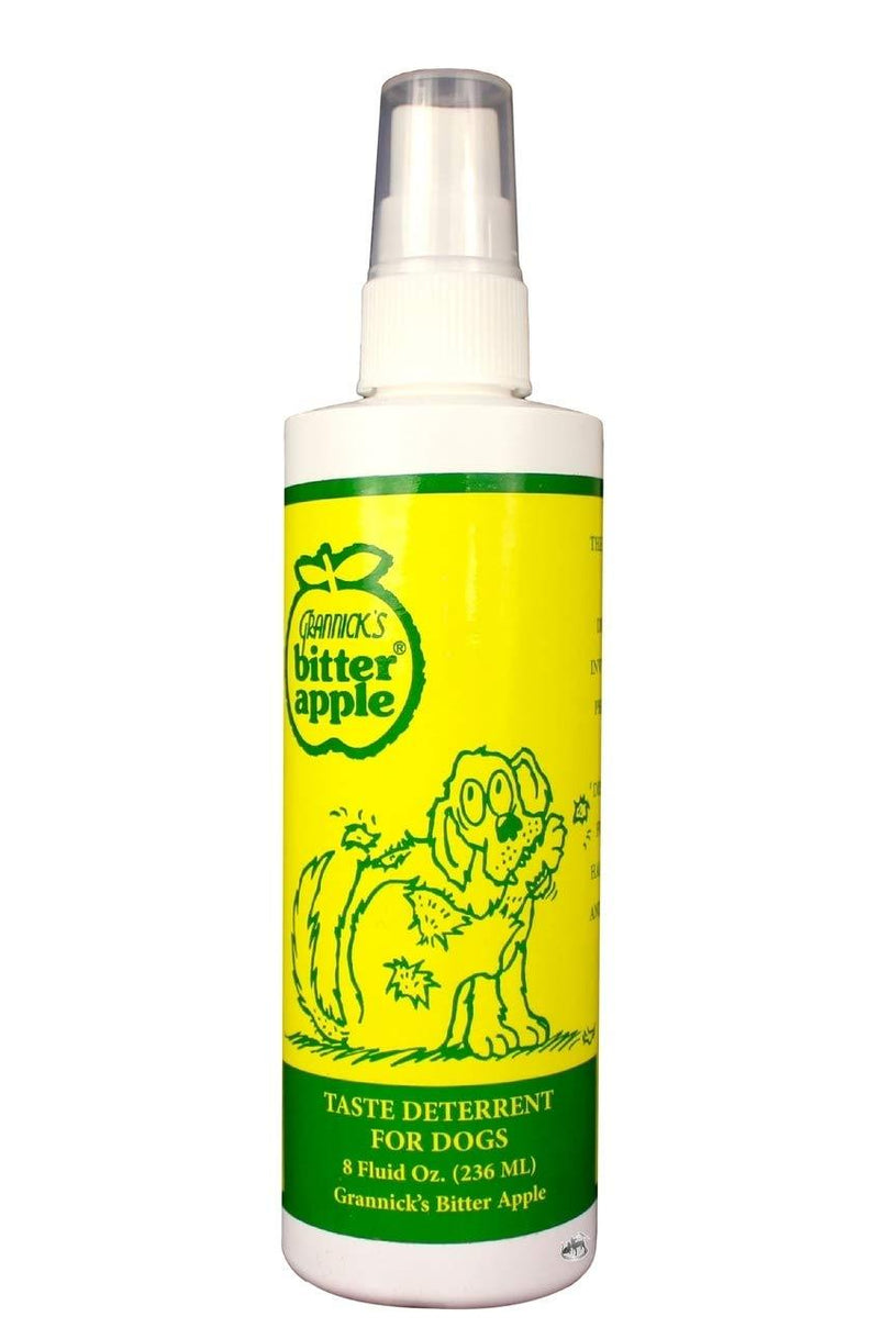 [Australia] - Grannick's Bitter Apple Liquid 1, 8 oz Chewing Deterrent Spray, Anti Chew Behavior Training Aid for Dogs and Cats; Stops Destructive Chewing Licking of Bandages, Paws, Shoes, Fur, Doors and Furniture 