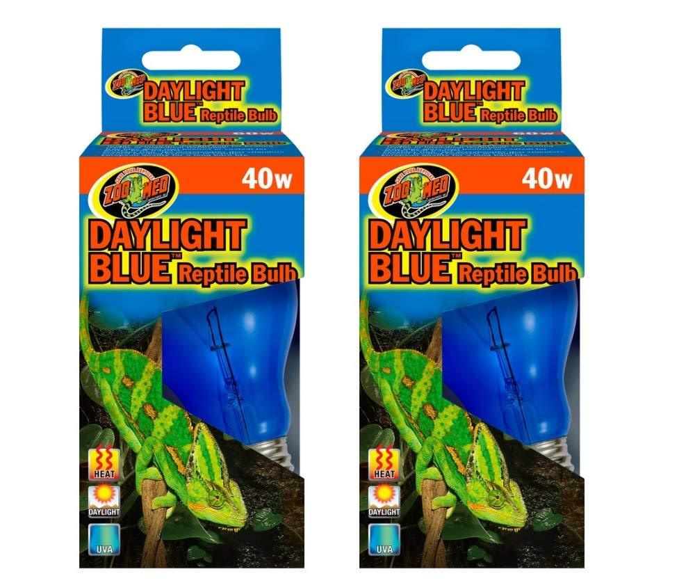 [Australia] - Zoo Med 2 Pack Daylight Blue Reptile Bulb - 40 Watts 