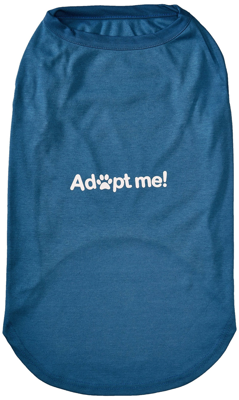 [Australia] - Mirage Pet Products Adopt Me Screen Print Shirt, 3X-Large, Blue 