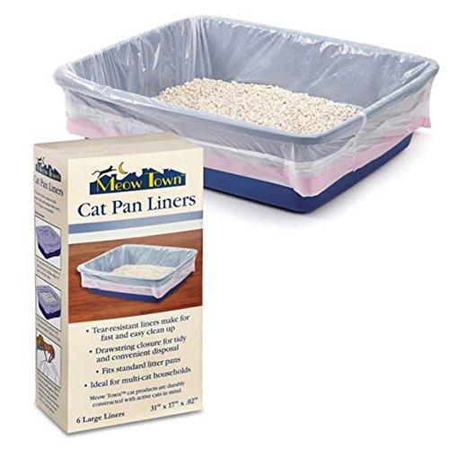 [Australia] - Meow Town MT Cat Pan Liners Large 6Pk 