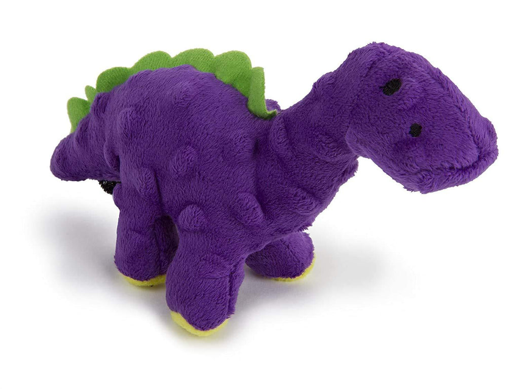 [Australia] - goDog Just For Me Bruto with Chew Guard Technology Plush Dog Toy, Purple 