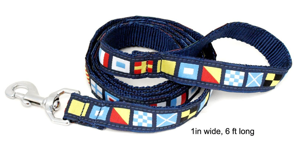 [Australia] - Nautical Code Flag Pet Leash, 4 ft or 6 ft Long 1in wide 6 ft long 