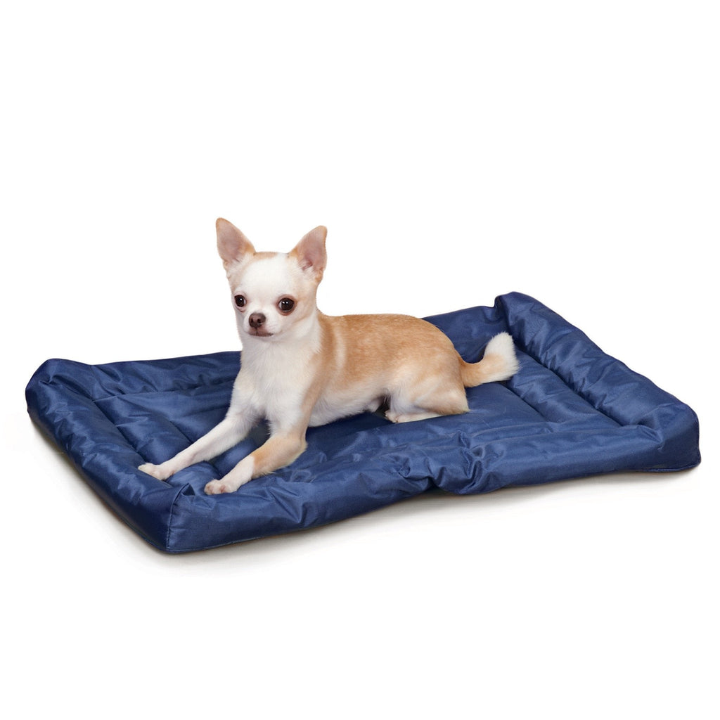 [Australia] - Slumber Pet Royal Blue Small Water Resistant Bed – Comfortable and Durable Pet Bed for Dogs and Cats, Measures 24” x 17” 