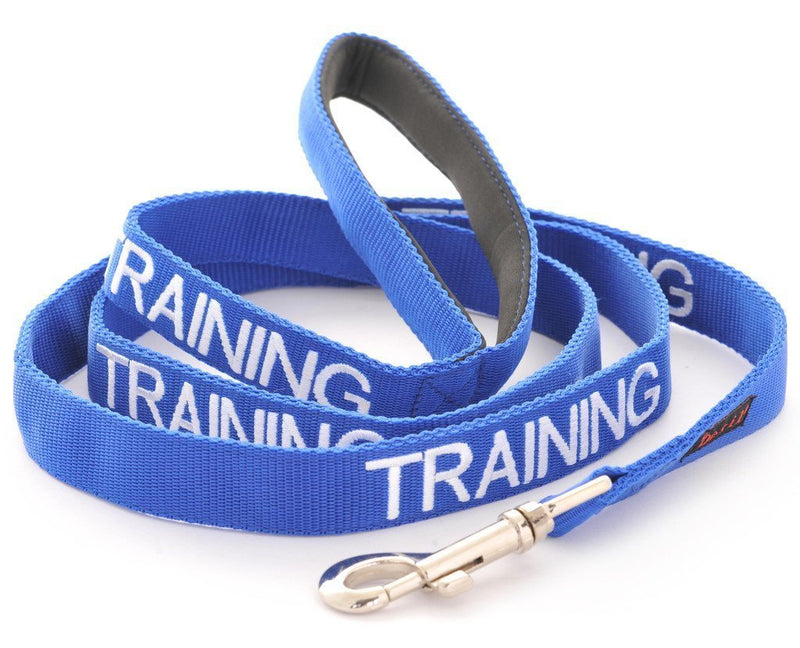 [Australia] - Dexil Limited TRAINING Blue Color Coded 2 4 6 Foot Or Coupler Professional Adjustable Dog Leash (Do Not Disturb) PREVENTS Accidents By Warning Others of Your Dog in Advance 4 Foot Leash 