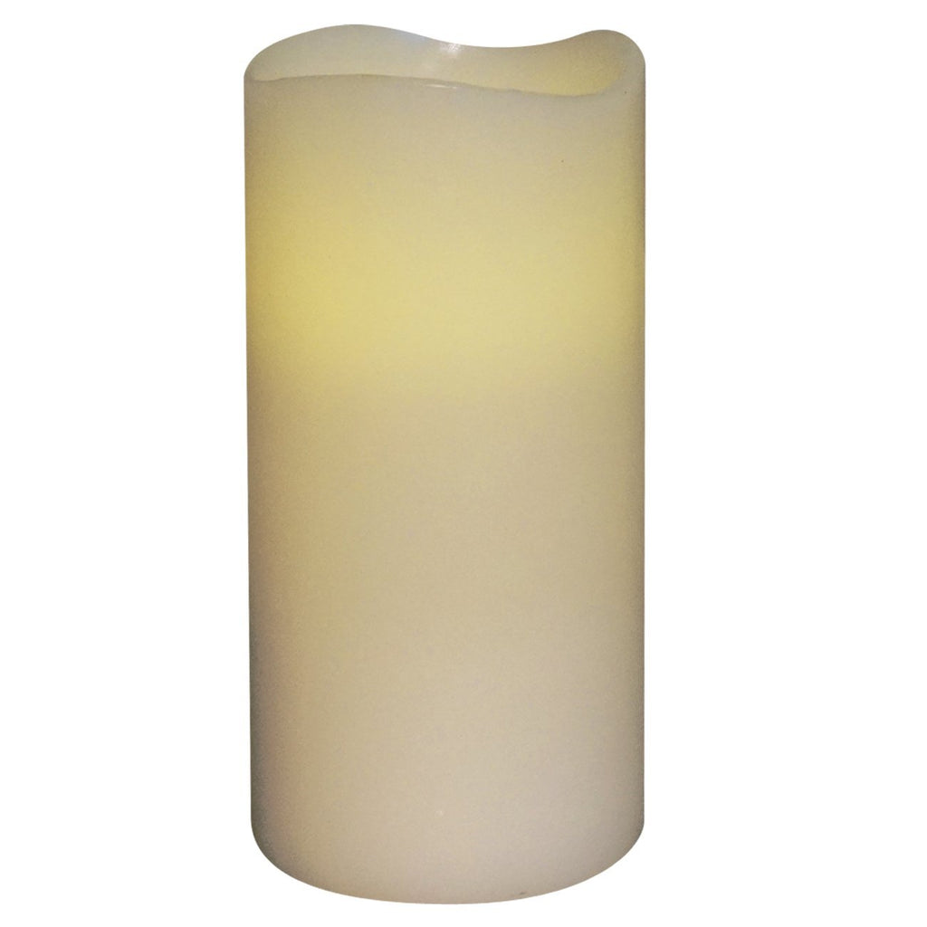 Brite Star Battery Operated Flameless Candle, 4 by 6.75-Inch, Ivory - PawsPlanet Australia
