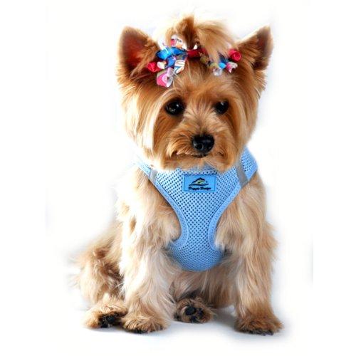 [Australia] - DOGGIE DESIGN Choke Free Reflective Step in Ultra Harness Sky Blue American River Medium 