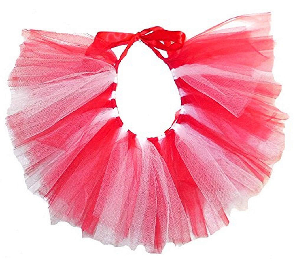 [Australia] - Pawpatu White/Red Tulle Dog Tutu X-Small 