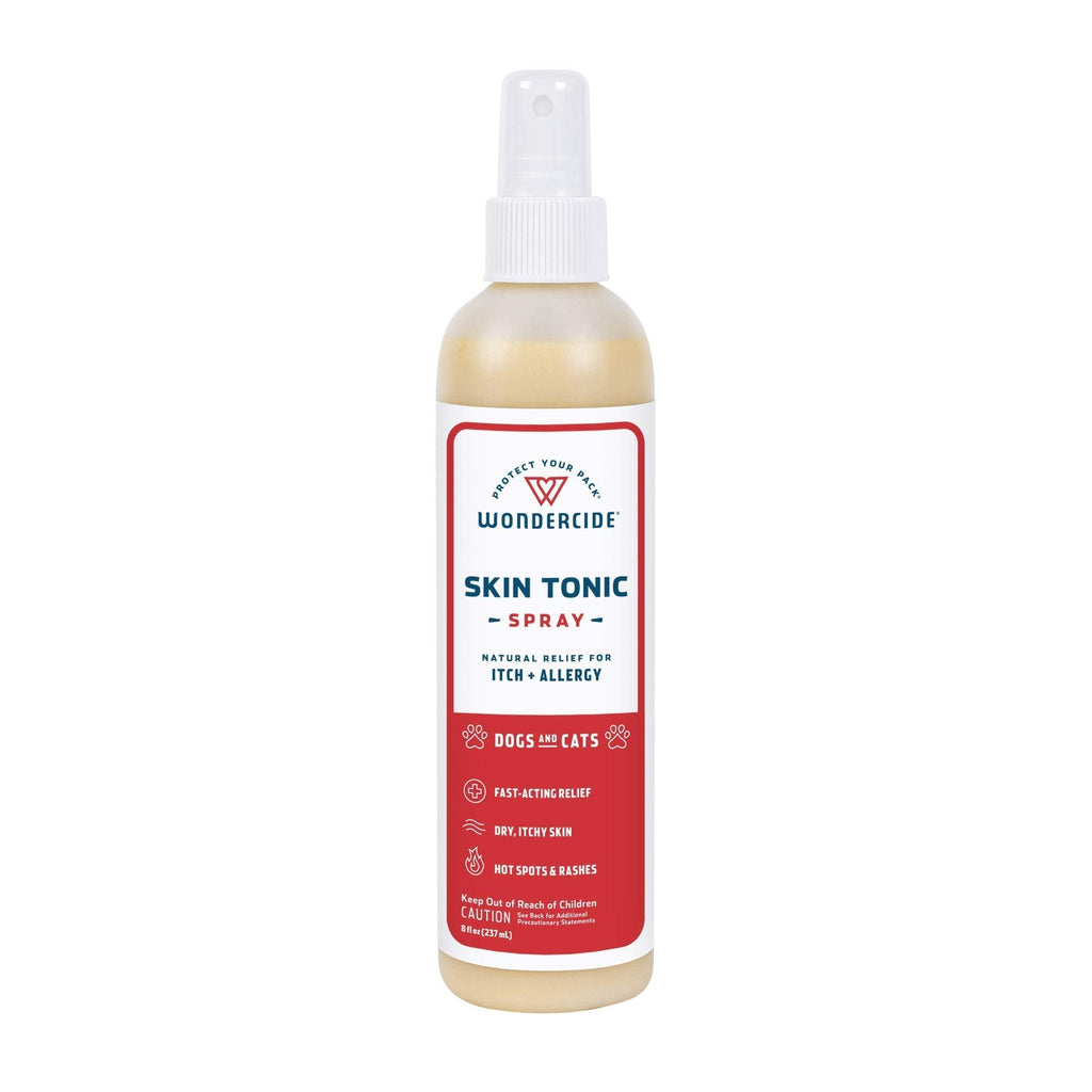 Wondercide - Skin Tonic Hot Spot & Itch Relief Spray for Dogs and Cats with Natural Essential Oils - Soothing First Aid Remedy for Pets - for Dry Itchy Skin, Allergy Rash Relief 8 Oz - PawsPlanet Australia