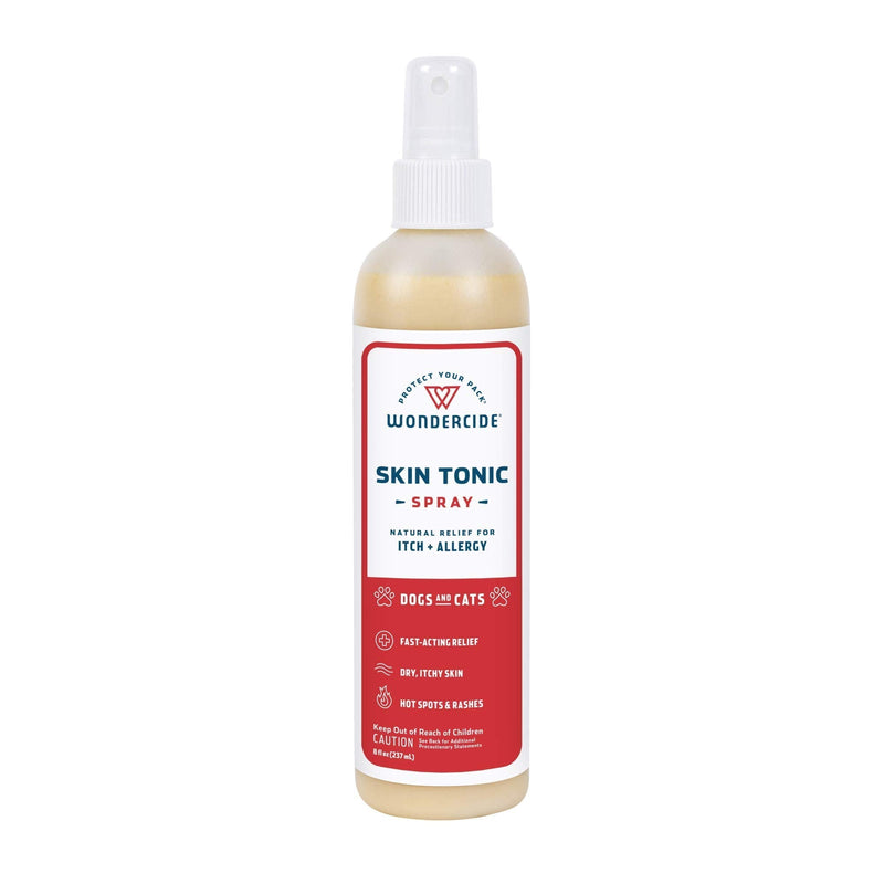 Wondercide - Skin Tonic Hot Spot & Itch Relief Spray for Dogs and Cats with Natural Essential Oils - Soothing First Aid Remedy for Pets - for Dry Itchy Skin, Allergy Rash Relief 8 Oz - PawsPlanet Australia