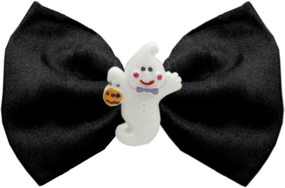 [Australia] - Mirage Pet Products 47-03 BK Ghost Chipper Black Pet Bow Tie, Small 