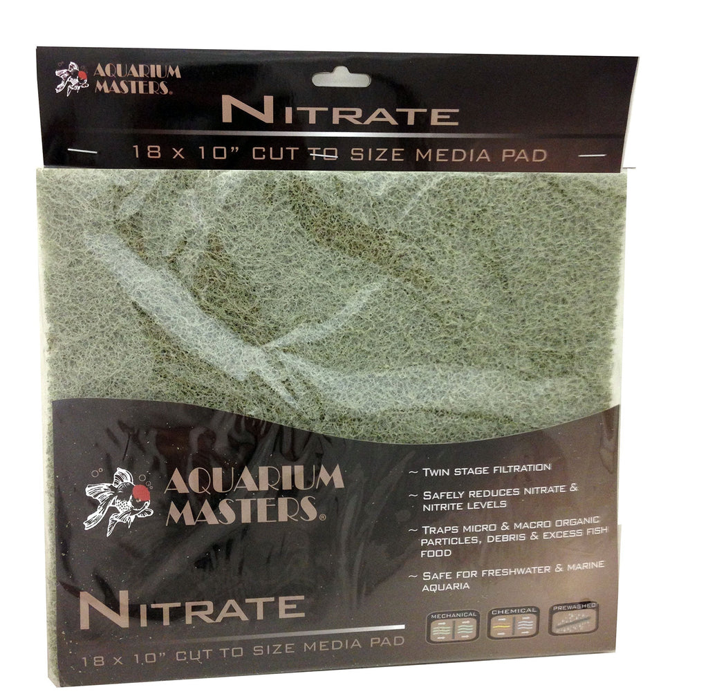 [Australia] - Professional Nitrate Remover Pad, 18 Inch by 10 Inch for Fresh Water & Saltwater Aquariums, Aquaculture, Terrariums & Hydroponics - Sold by Pidaz 
