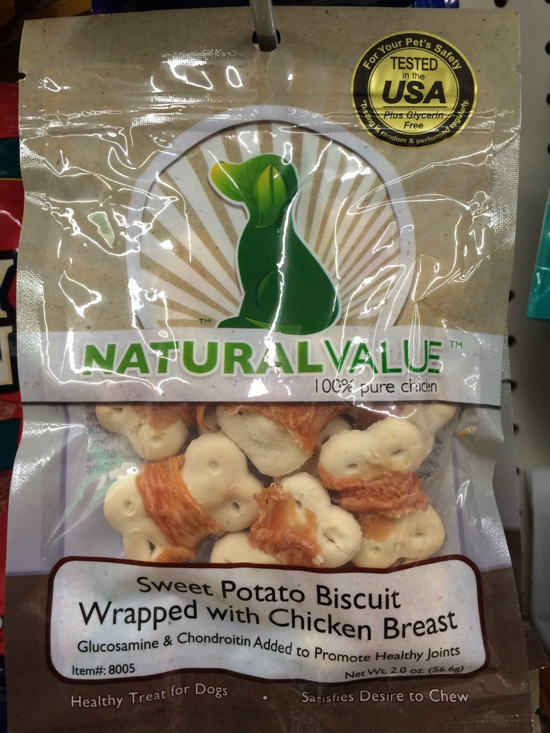 [Australia] - Natural Value Sweet Potato Biscuit Wrapped with Chicken Breast 