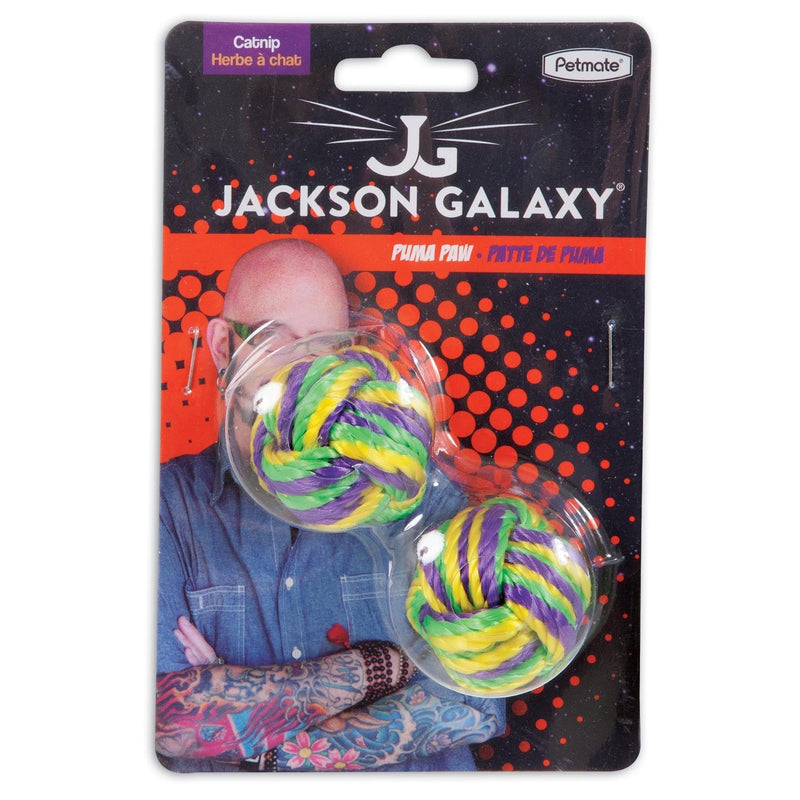 [Australia] - Petmate Jackson Galaxy Puma Paw with Catnip Ball 2 Balls 