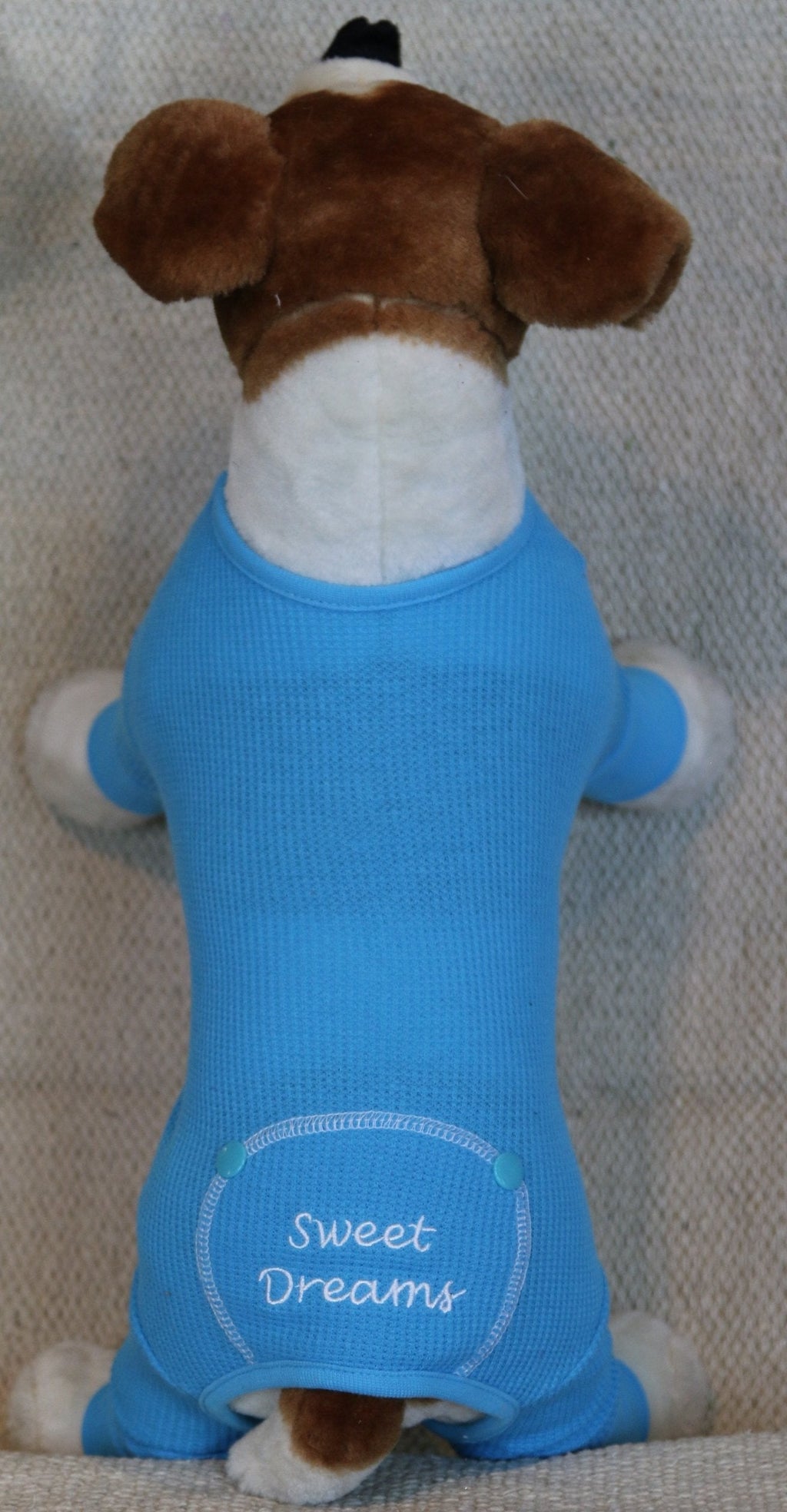 "SWEET DREAMS"x2605; DOG PET EMBROIDERED BLUE COTTON PAJAMASx2605; ALL SIZES (Medium) Medium - PawsPlanet Australia