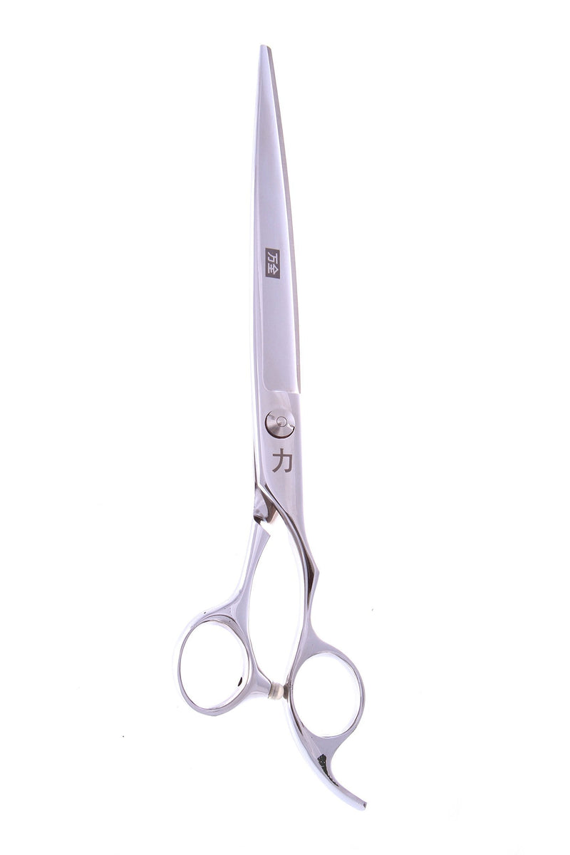 [Australia] - ShearsDirect 8-Inch Professional Ergonomic Grooming Shear with Off-Set Handle and Fixed Finger Rest 