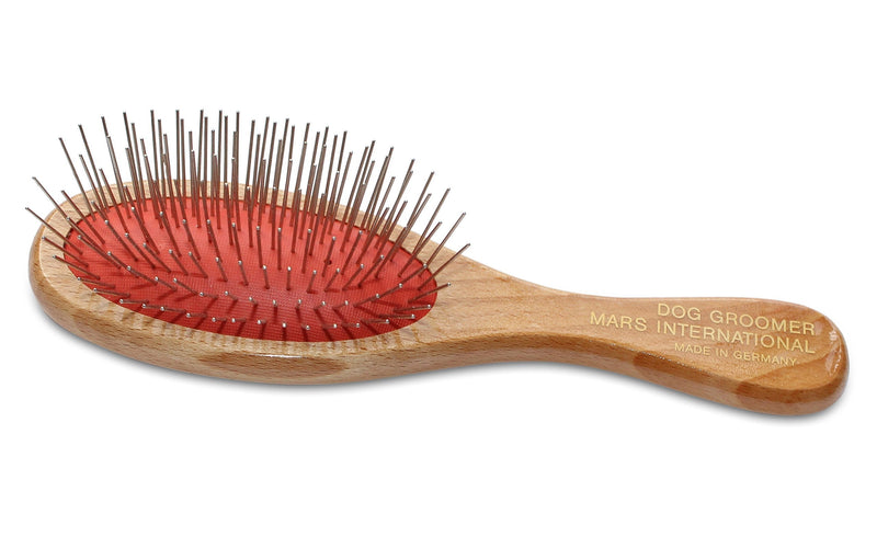Mars Professional Grooming Brush for Dogs and Cats 7.25" 1" Stainless Steel Pins - PawsPlanet Australia