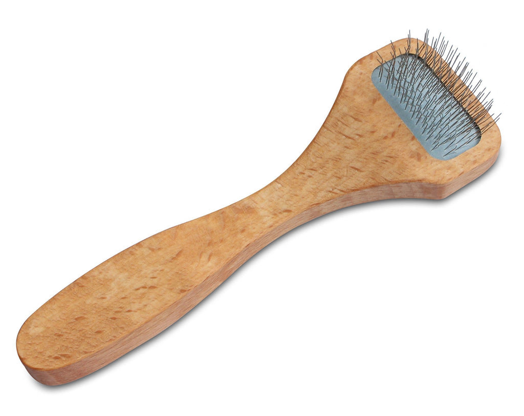 [Australia] - Mars Professional Tangle and Dematting Undercoat Cat and Dog Slicker Grooming Brush, Stainless Steel Pins, Made in Germany 