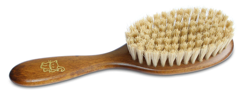 [Australia] - Mars Boar Bristle Cat Hair Brush, Made in Germany, 3/4" Bristles and 2" Wide Head 