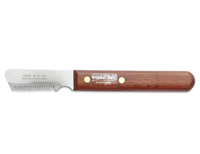 Mars Professional Stripping Knife, Right Handed Medium Slant Tooth - PawsPlanet Australia