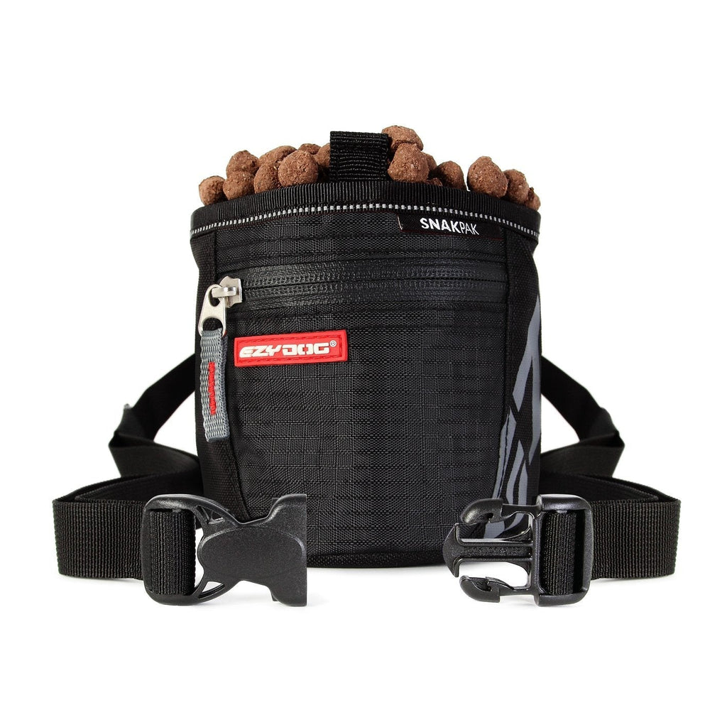[Australia] - Ezydog Ezydog Snakpak Wearable Dog Treat Bag Black 