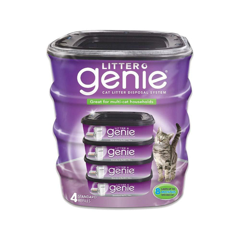 [Australia] - Litter Genie Standard Cat Litter Disposal System Refills 4 Pack Refill 